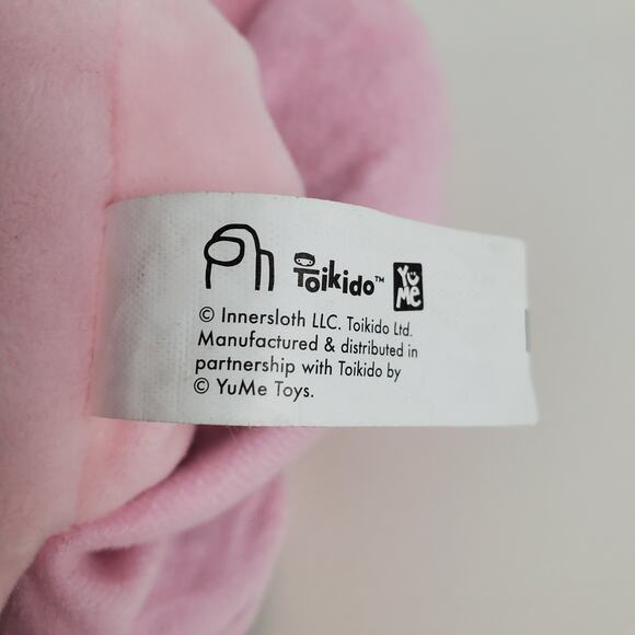 Among Us Plush Crewmate 7" Shapeshifter Egg Pink Stuffed Toy Toikido - Picture 10 of 11
